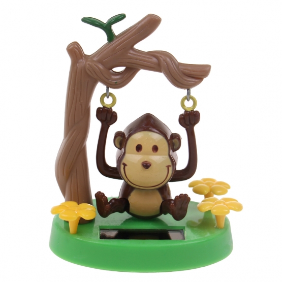 Szoláris táncoló dekoráció majom