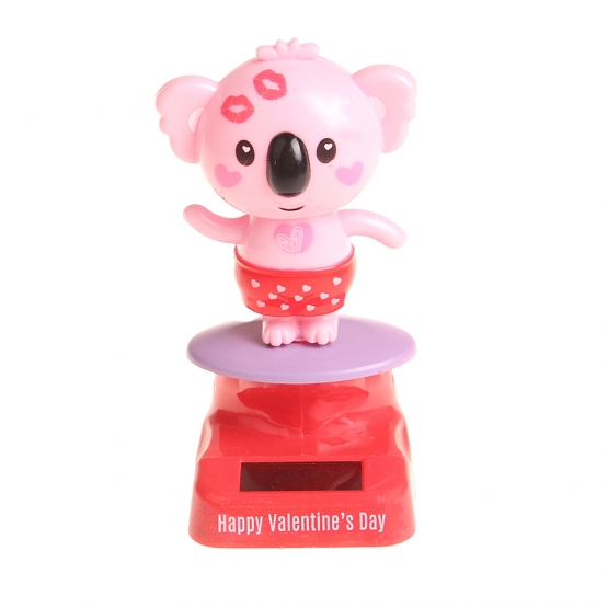 Szoláris táncoló dekoráció koala rózsaszín