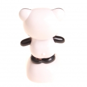 Szoláris táncoló dekoráció panda szemüveggel