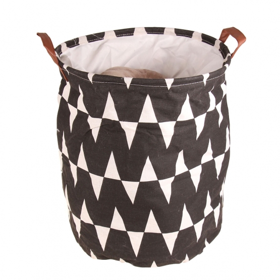 Szennyeskosár absztrakt fekete