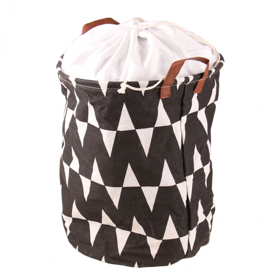 Szennyeskosár absztrakt fekete