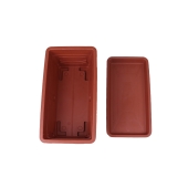 Virágláda tálcával 34 cm var.3