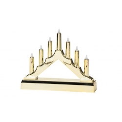 Karácsonyi gyertyatartó arany