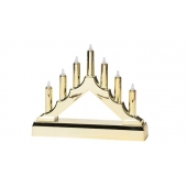 Karácsonyi gyertyatartó arany