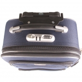 Szövet utazási bőrönd készlet 3 db kék 2