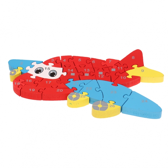 OKTATÓ FA PUZZLE REPÜLŐGÉP