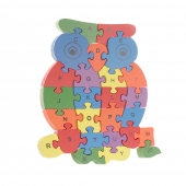 OKTATÓ FA PUZZLE BAGOLY, VAR. 1