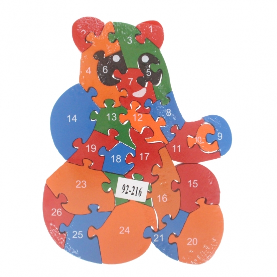 Oktató fa puzzle koala var.2
