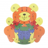 Oktató fa puzzle maci var.1