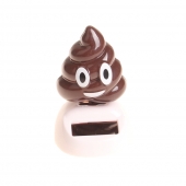 Szoláris táncoló dekoráció emoji poop