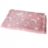 Világító takaró rózsaszín