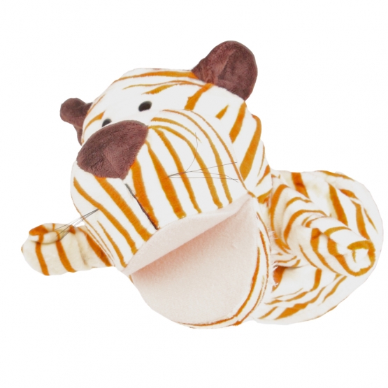 Plüss kesztyűbáb tigris