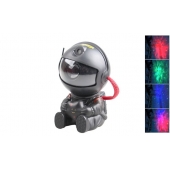 LED csillagfény projektor űrhajós fekete