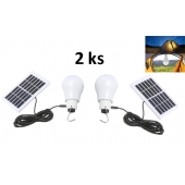 2 darabos 20 W-os napelemes izzó szett