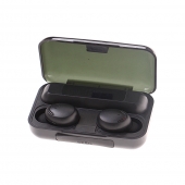 VEZETÉK NÉLKÜLI FEJHALLGATÓ POWERBANK-KAL F9-5 FEKETE