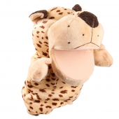 Plüss kesztyűbáb leopárd