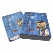 Fotóalbum mackó szemüveggel 200 fényképhez