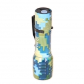 USB zseblámpa zoommal, terepszínű