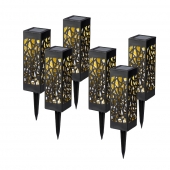 Kerti szolár világítás, 6 darabos szett