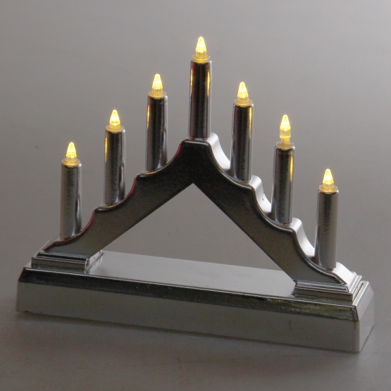 Karácsonyi gyertyatartó ezüst