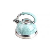 Fém vízforraló 3 l türkiz márvány