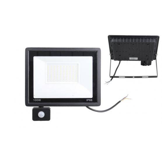 100 W-os LED reflektor mozgásérzékelővel