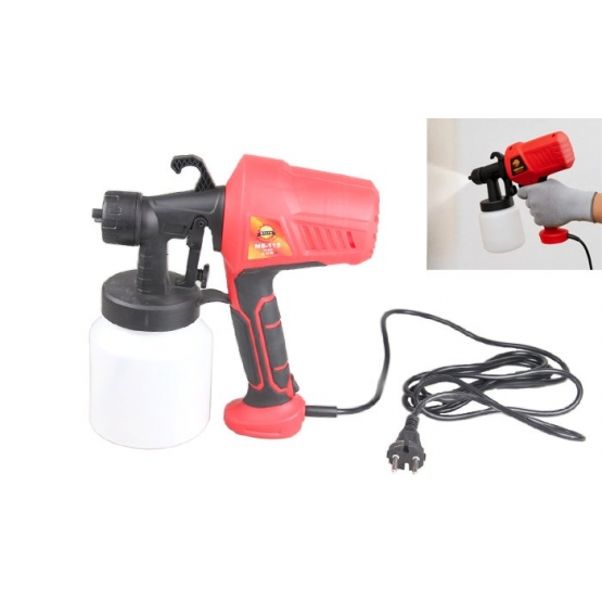 MS-115 elektromos festékszóró pisztoly piros