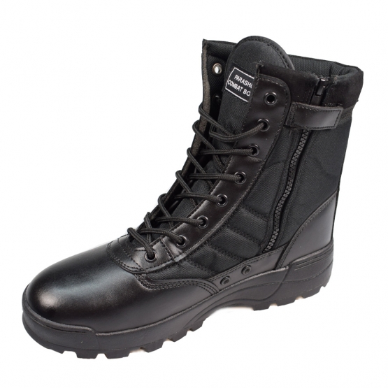 Magasszárú fekete cipő méret 44