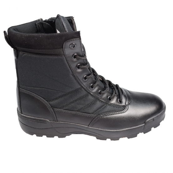 Magasszárú fekete cipő méret 44