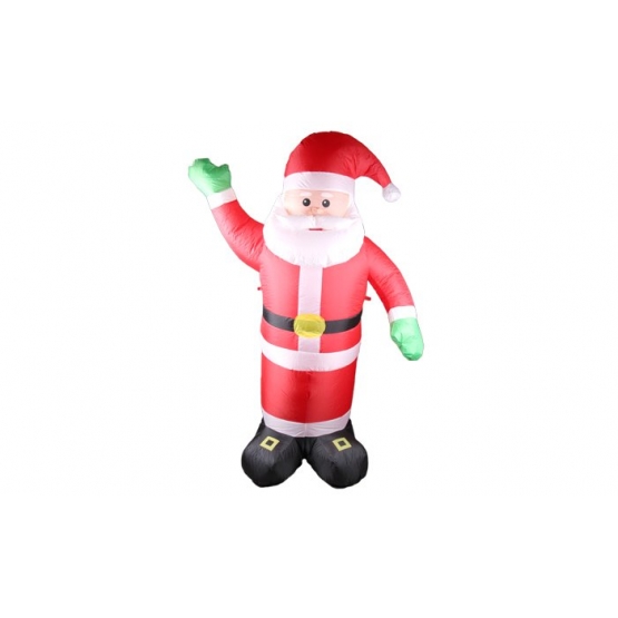 Felfújható Mikulás LED világítással