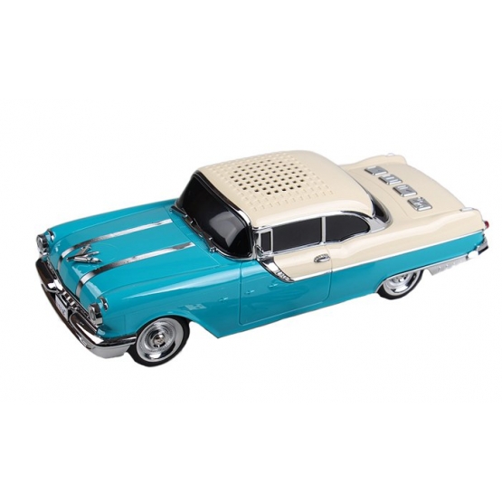 Retro autó hangszóró türkiz