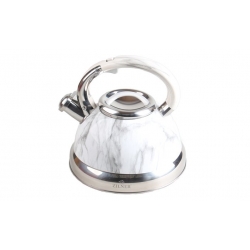 Fém vízforraló 3 l fehér márvány