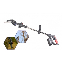 21V akkumulátoros láncfűrész teleszkópos rúddal 1 m