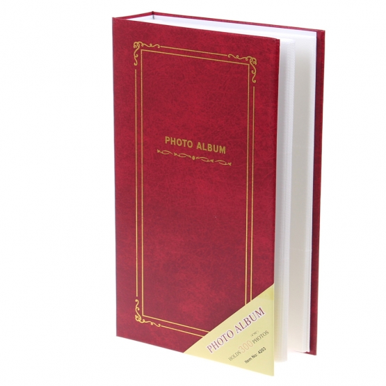 FOTÓALBUM 300 FÉNYKÉPHEZ, PIROS