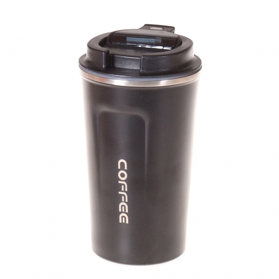 Thermo bögre Coffee fekete