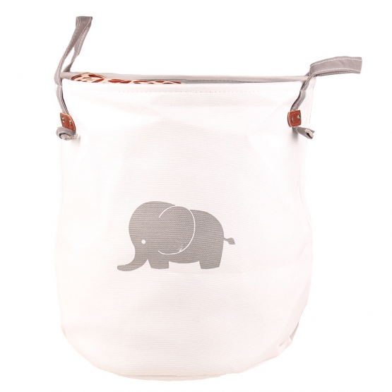 Szennyeskosár kis elefánt fehér