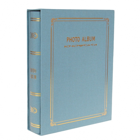 Fotóalbum 200 fényképhez, világoskék, típus E