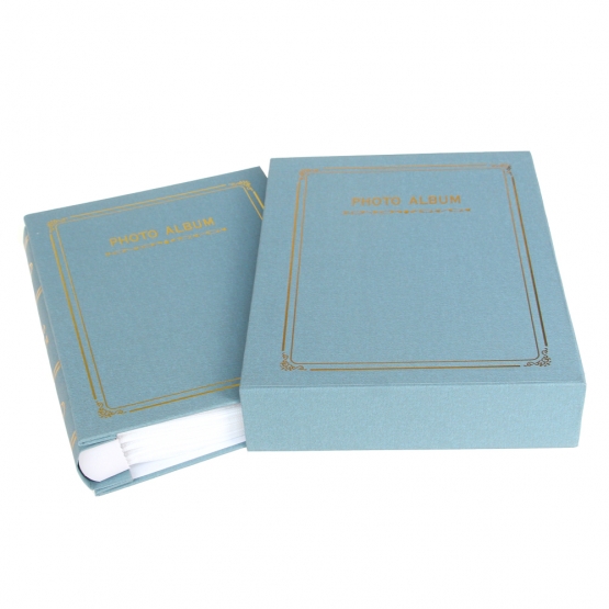 Fotóalbum 200 fényképhez, világoskék, típus E