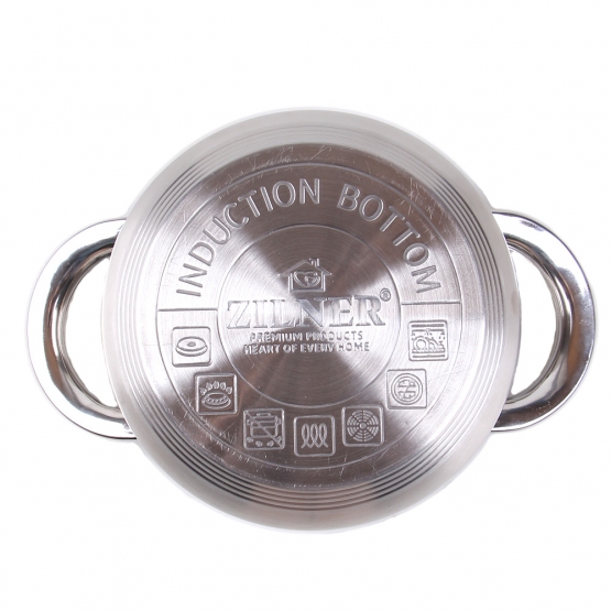 12 részes rozsdamentes acél edénykészlet, 3. változat