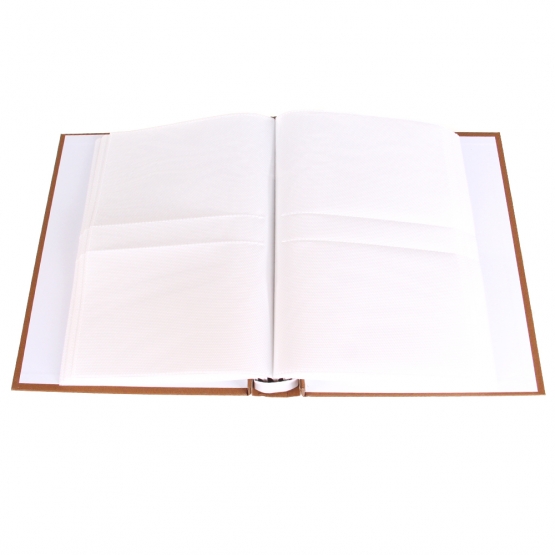 Fotóalbum 200 fényképhez, barna, típus E