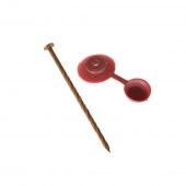 400 db horganyzott szeg és műanyag alátét kupakkal – 2. változat