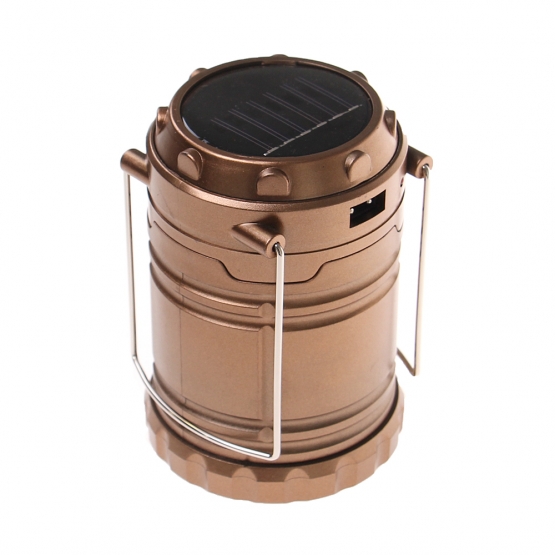 NAPELEMES KEMPING LÁMPA G-85 ARANY