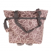 BEVÁSÁRLÓ TÁSKA KEREKEKKEL BARNA