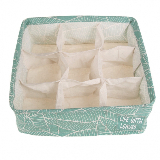 Összecsukható szekrényszervező zöld