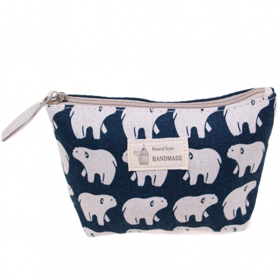 KOZMETIKAI TÁSKA HANDMADE JEGESMEDVÉK
