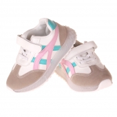 Gyerek világító tornacipő orral kék-rózsaszín var.2