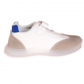 Gyerek világító tornacipő orral csíkok kék