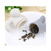 Szilikon teaszűrő ember forma