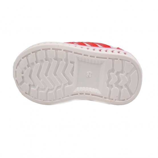 VILÁGÍTÓ GYEREK TORNACIPŐ, FEHÉR - PIROS 21, 22 ,23 ,24 ,25