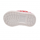 VILÁGÍTÓ GYEREK TORNACIPŐ, FEHÉR - PIROS 21, 22 ,23 ,24 ,25